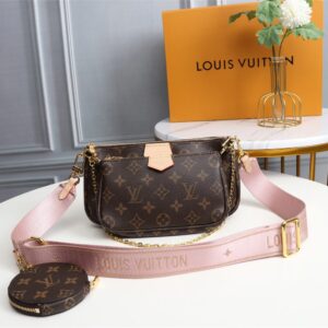 Louis Vuitton Multi Pochette Pink Strapless