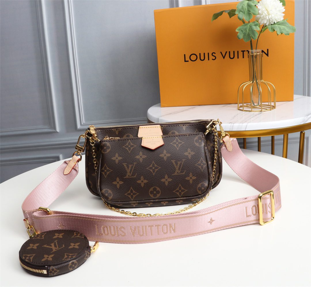 lv with pink strap